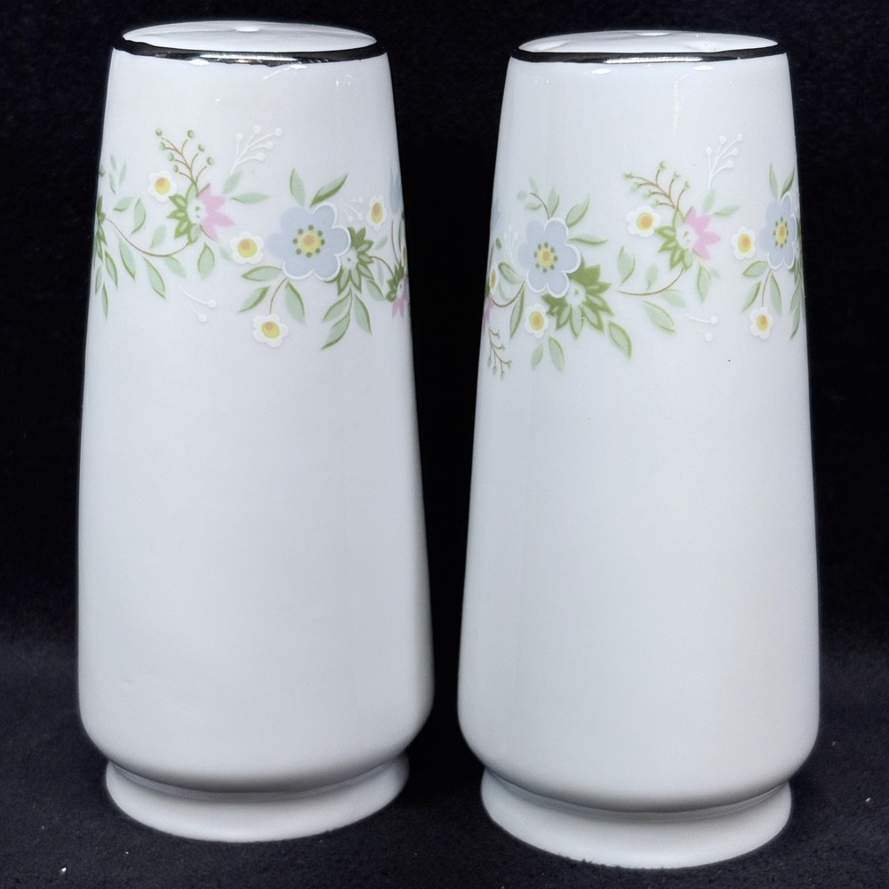 Johann Haviland Bavarian China‎ Forever Spring Salt & Pepper Shakers Floral - Picture 4 of 6